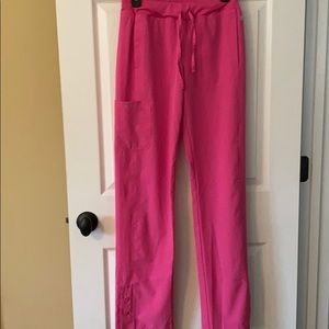 Hot pink scrub bottom